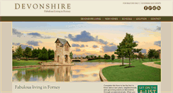 Desktop Screenshot of devonshireliving.com