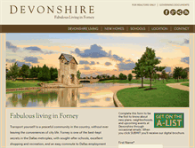 Tablet Screenshot of devonshireliving.com